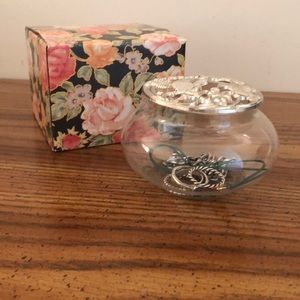 Vintage Catchall w/ decorative Lid and Box